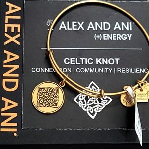 Alex and Ani Celtic Knot Charm Bracelet